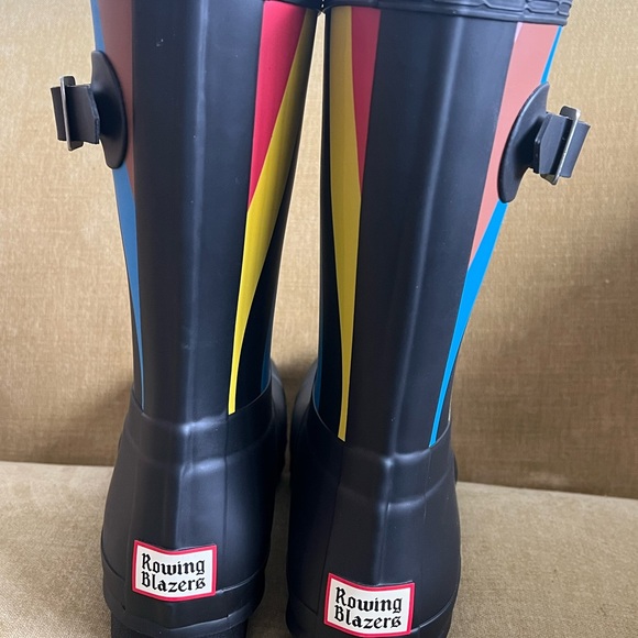 Just Reduced! HUNTER x Rowing Blazers Short Croquet Rain Boot - Picture 4 of 15